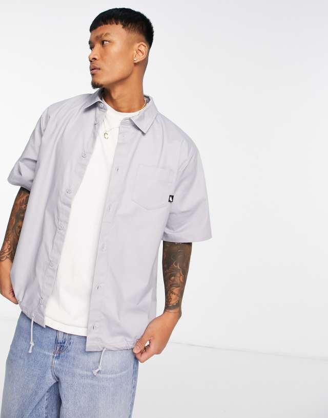 Nike Club button down polo in gray