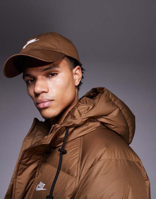 Nike Club cap in brown, 2 of 3