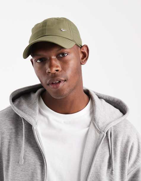 Nike Club cap with metal swoosh in khaki - view 1
