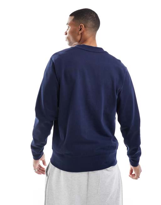 Nike Club cardigan in dark navy 