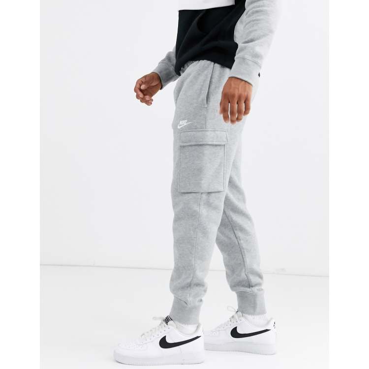 Nike grey hot sale cargo tracksuit