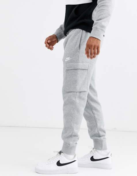 Nike Club cargo fleece sweatpants in gray - view 1