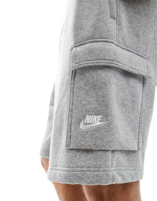 Nike Club cargo shorts in gray | ASOS
