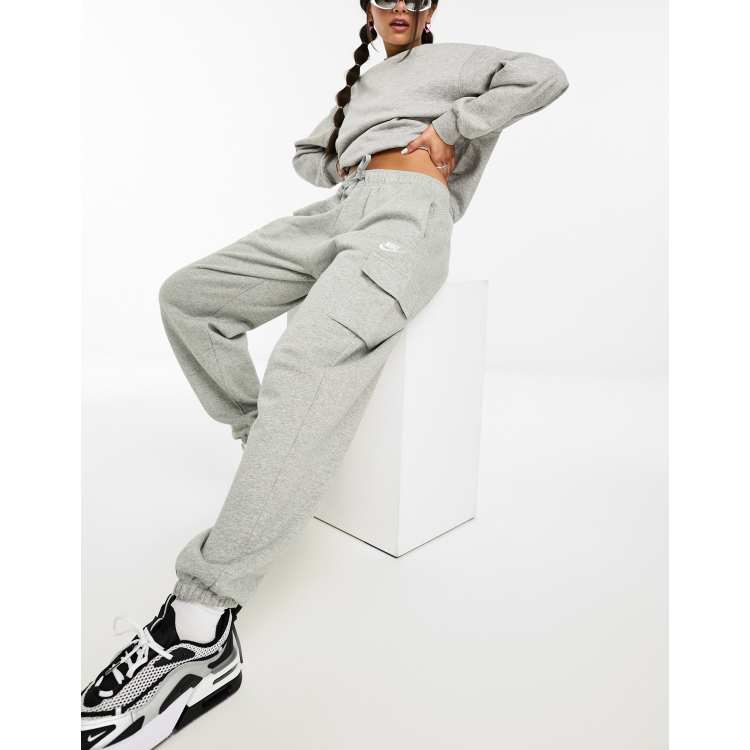 Grey nike sweatpants cargo hot sale