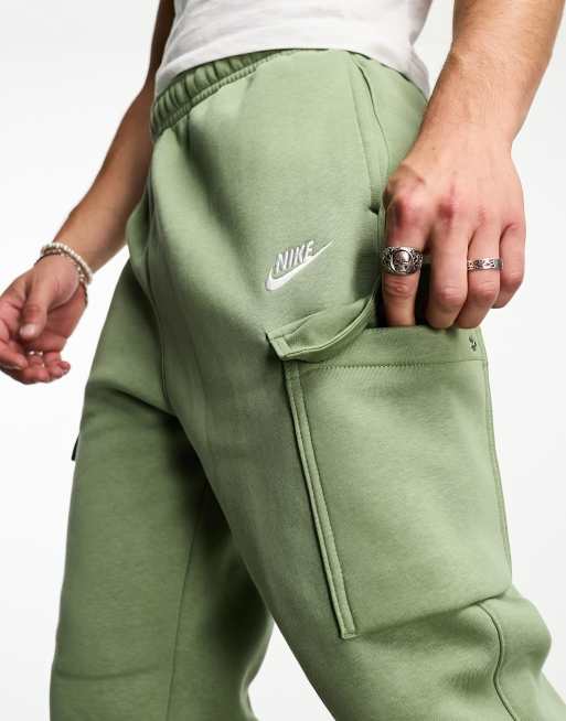 Nike Club Cargo sweatpants in beige