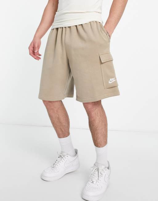Nike - Club - Cargoshort in kaki beige, 3 van 4