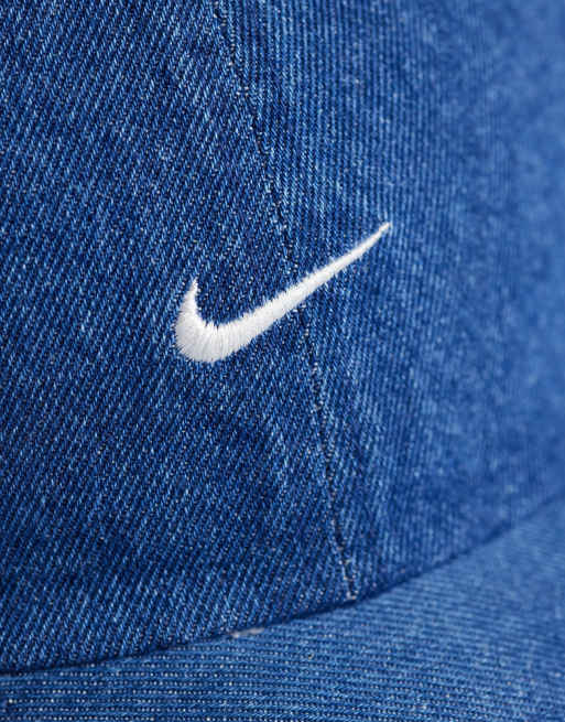 Nike - Club - Casquette en jean - Bleu foncé, 3 de 3