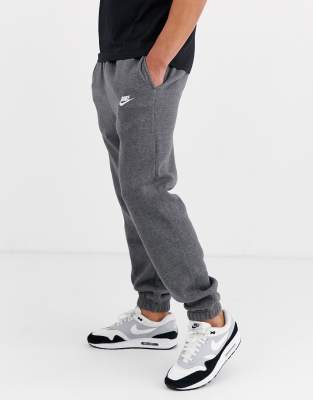 nike cuffed club jogger grey