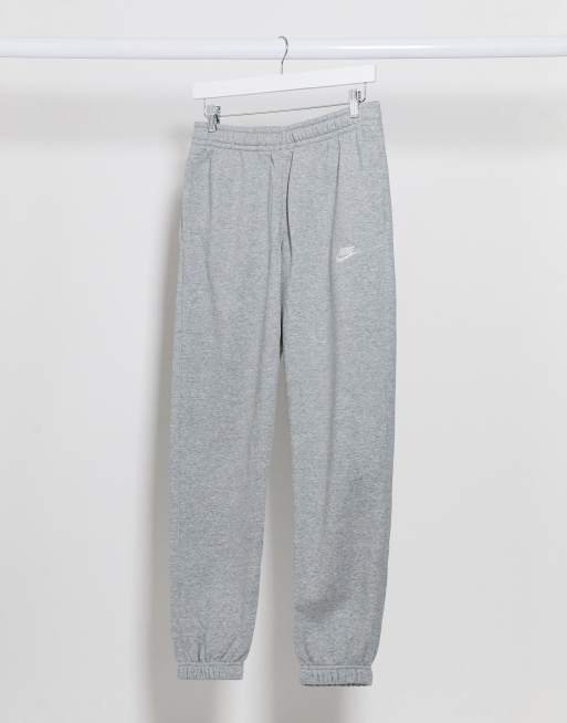 Nike club casual fit cuffed joggers in grey new arrivals