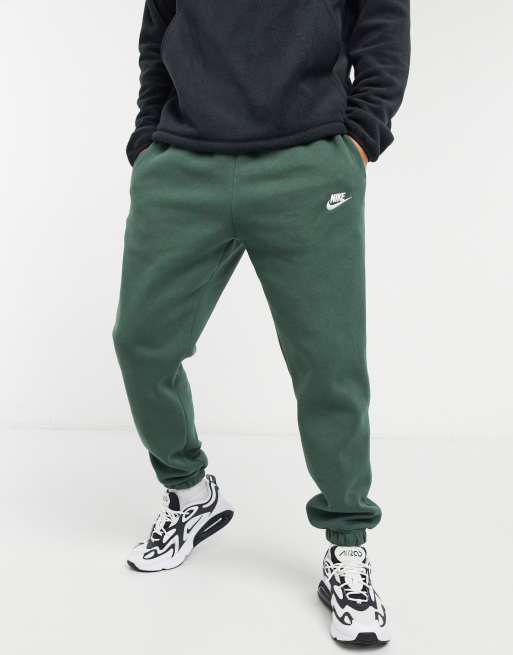 Nike Club casual fit cuffed joggers in khaki ASOS