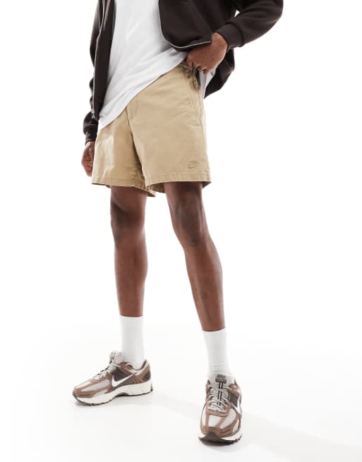 Nike Club chino shorts in beige