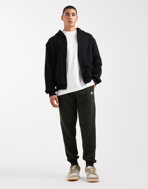 Nike – Club – Ciemnozielone joggersy - view 1