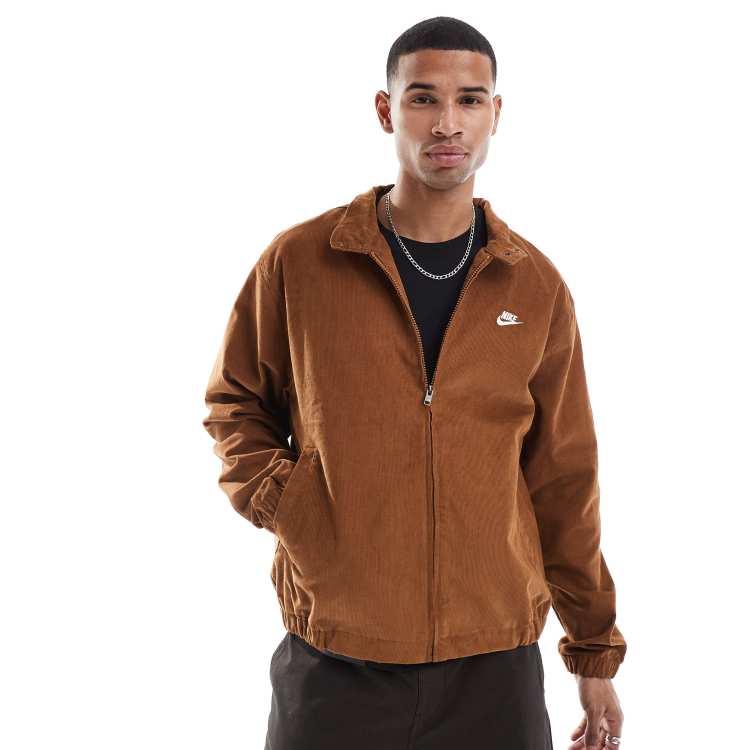 Nike Club corduroy jacket in tan | ASOS