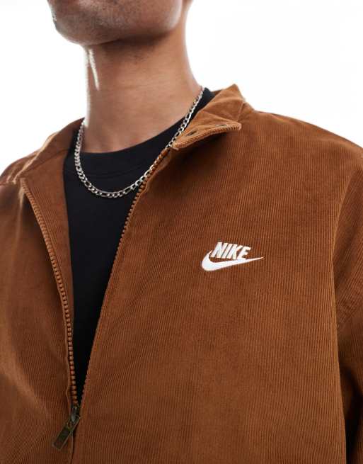 Nike Club corduroy jacket in tan | ASOS