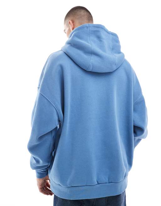 Light blue nike club hoodie hotsell