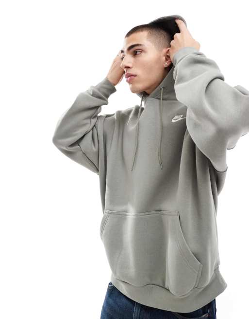 Nike Club crew hoodie in light khaki