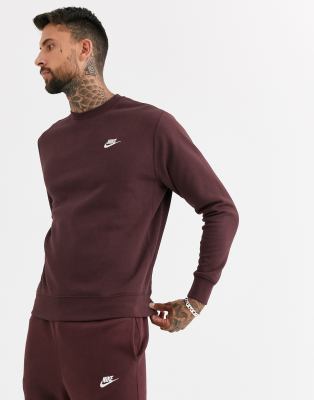 brown nike jogging suit