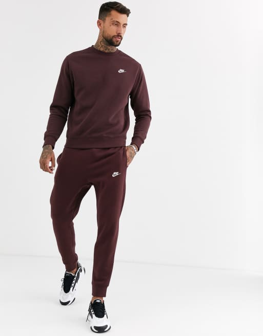 brown nike crewneck mens