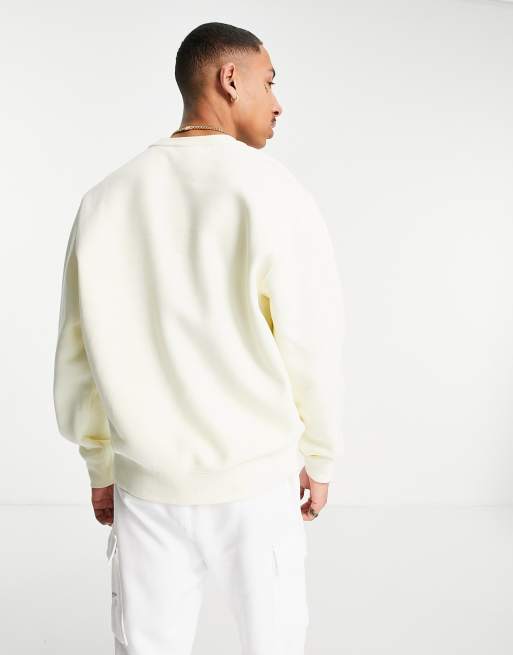 Nike Club crew neck sweat in cream