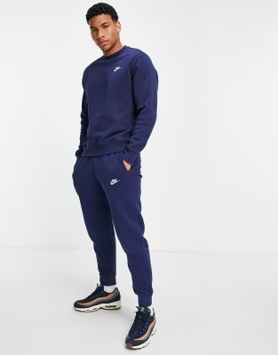 nike navy crew neck sweatshirt