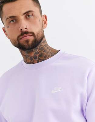 Nike Club crew neck sweat in pale 