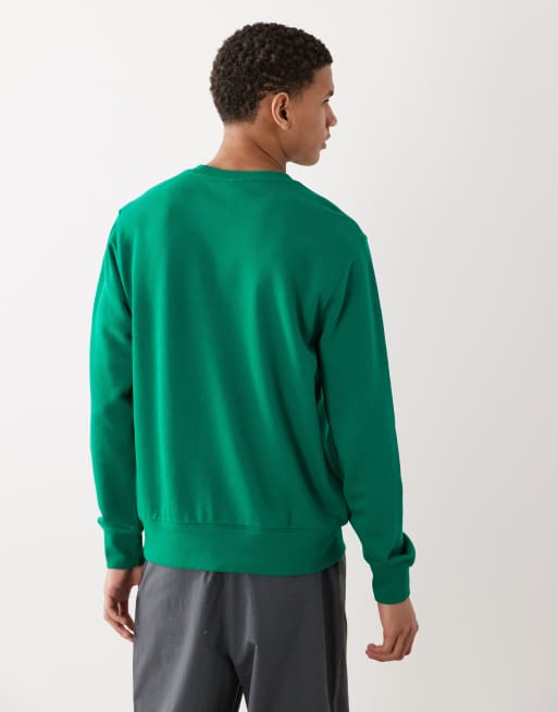 Nike Club crew neck sweatshirt in green | ASOS
