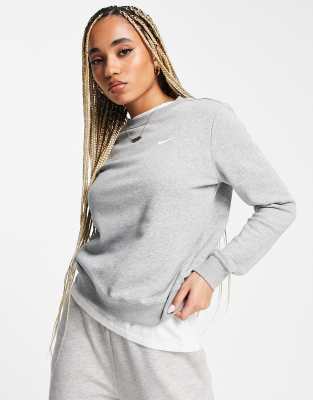 nike gray club crewneck sweatshirt