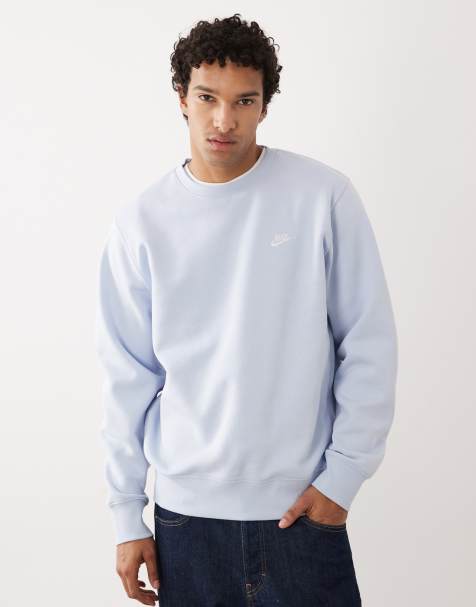 Nike Club crew neck sweatshirt in light blue - view 1