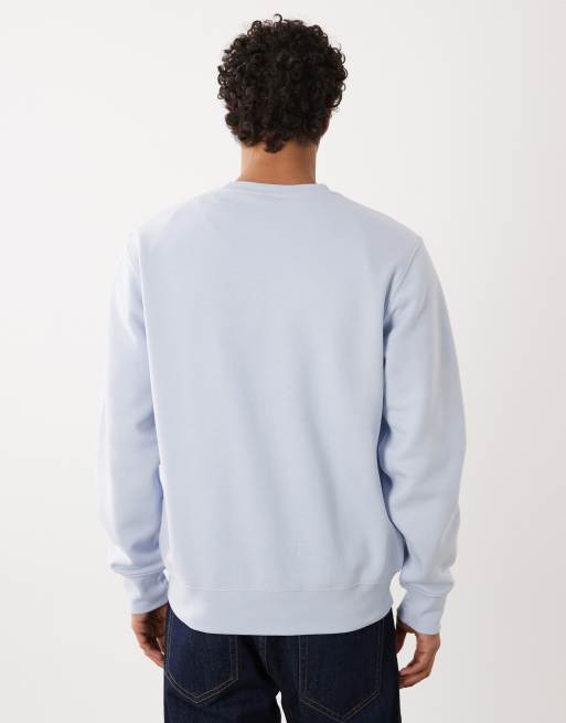 Nike Club crew neck sweatshirt in light blue , 5 of 5