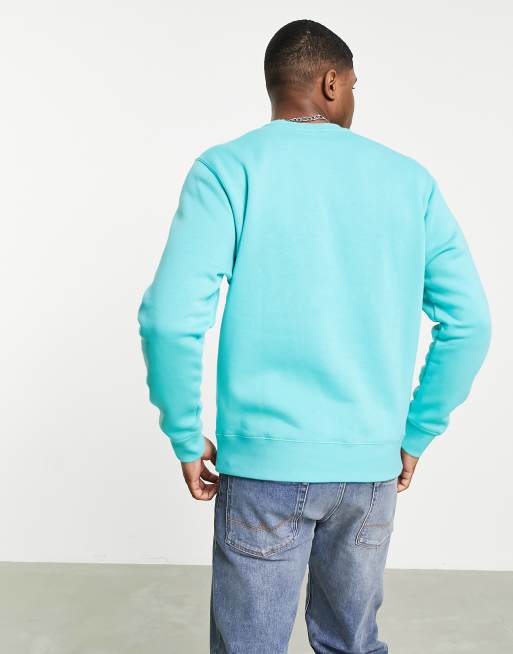 Nike Club crew neck sweatshirt in washed teal