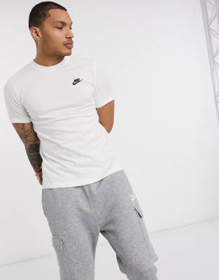 nike club t shirt white