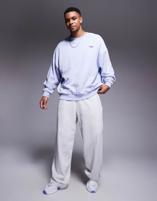 Nike Club crewneck oversized sweatshirt in lilac | ASOS