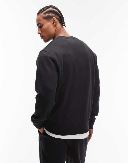 Nike Club Crewneck Sweatshirt In Black , 3 of 5