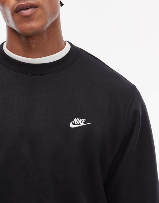 Nike Club Crewneck Sweatshirt In Black , 5 of 5