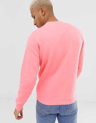 nike pink crew neck