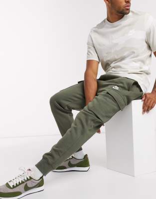 nike club cuffed cargo joggers