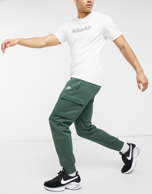 Nike Club cuffed cargo joggers in khaki ASOS