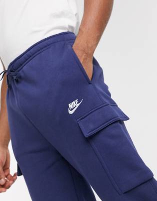 blue nike cargo joggers