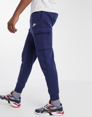 nike navy cargo joggers