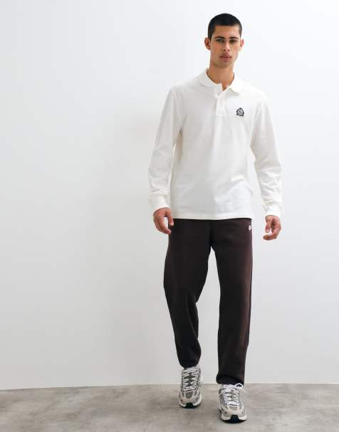 Nike Club cuffed jogger in brown - view 1