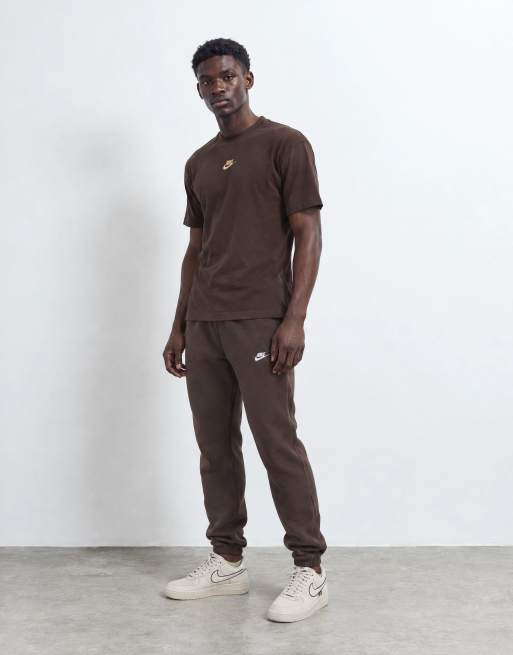Nike Club cuffed jogger in brown, 10 of 10