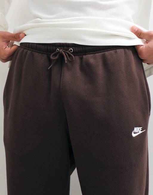 Nike Club cuffed jogger in brown, 4 of 10