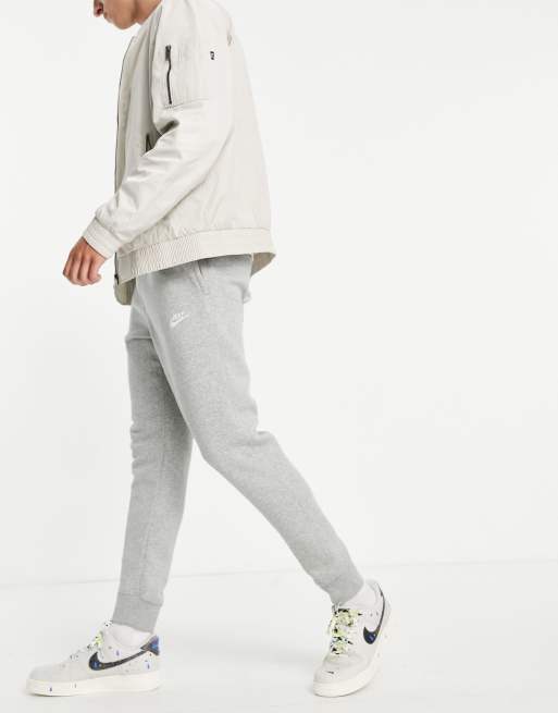 Nike Club cuffed jogger in grey