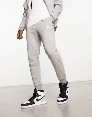 Nike grey discount cuffed joggers mens