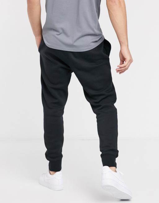 Mens black discount nike cuffed joggers