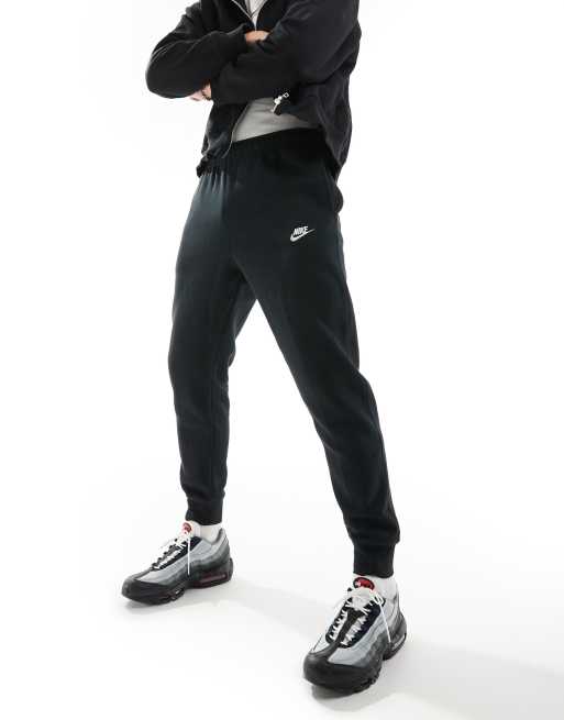 Black nike sweats sales men