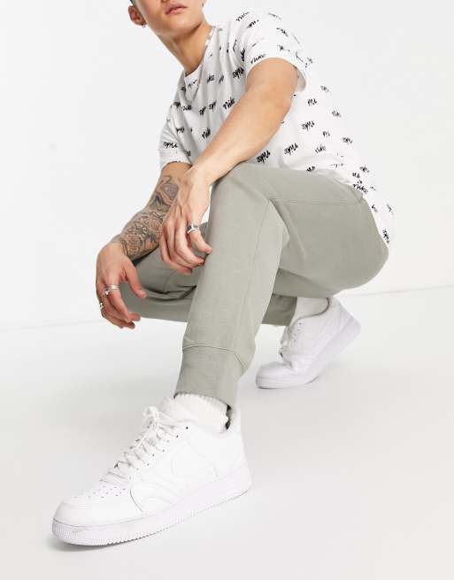 mens nike club cuffed joggers