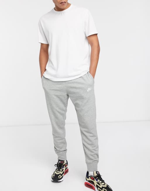 Nike Club cuffed joggers in grey | ASOS