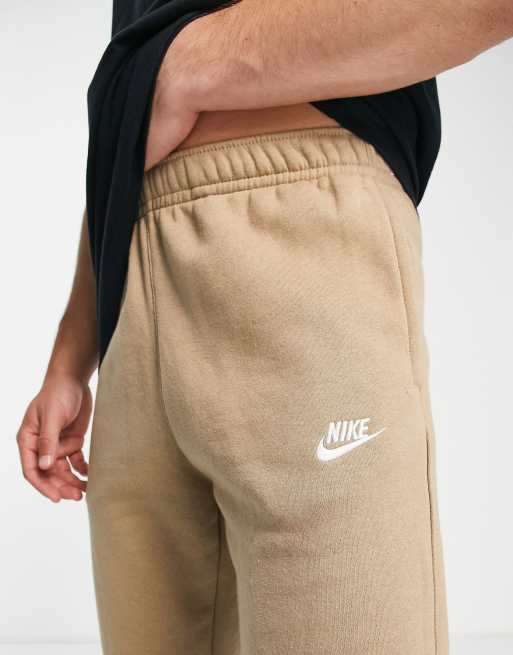 Nike colourblock cuffed joggers in khaki sale