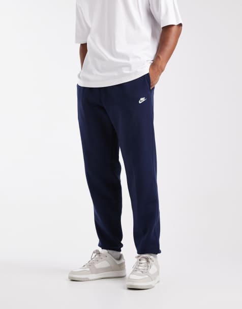 Nike Club cuffed joggers in navy - view 1